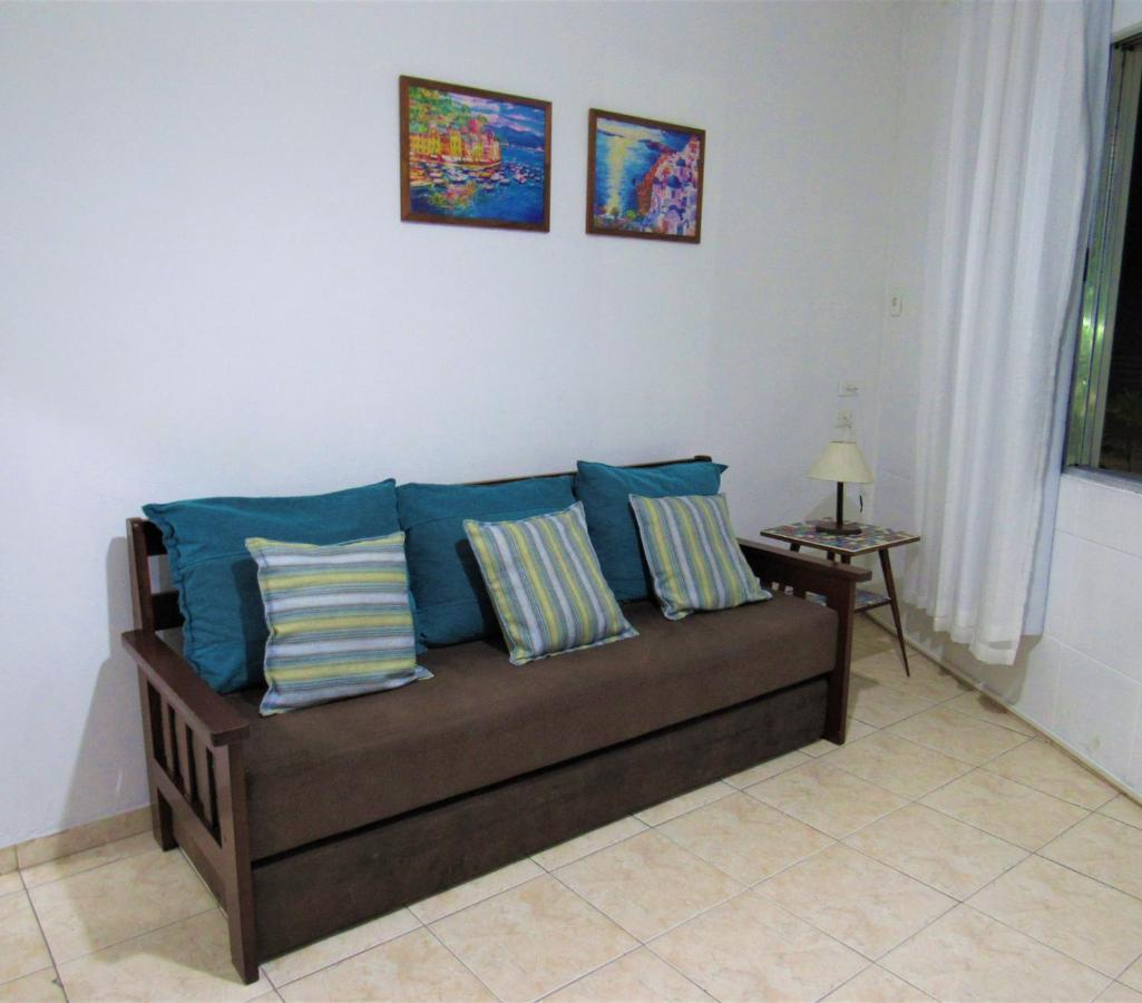 Apto Pe Na Areia Com Vista Para O Mar E Wifi Praia Grande  Exterior foto